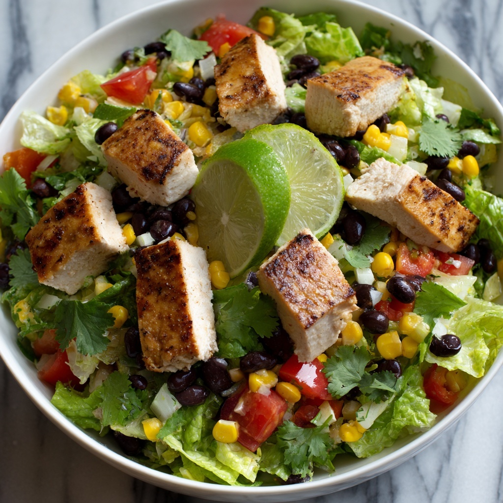 Tex-Mex Chopped Chicken Salad Recipe - Recipe Image