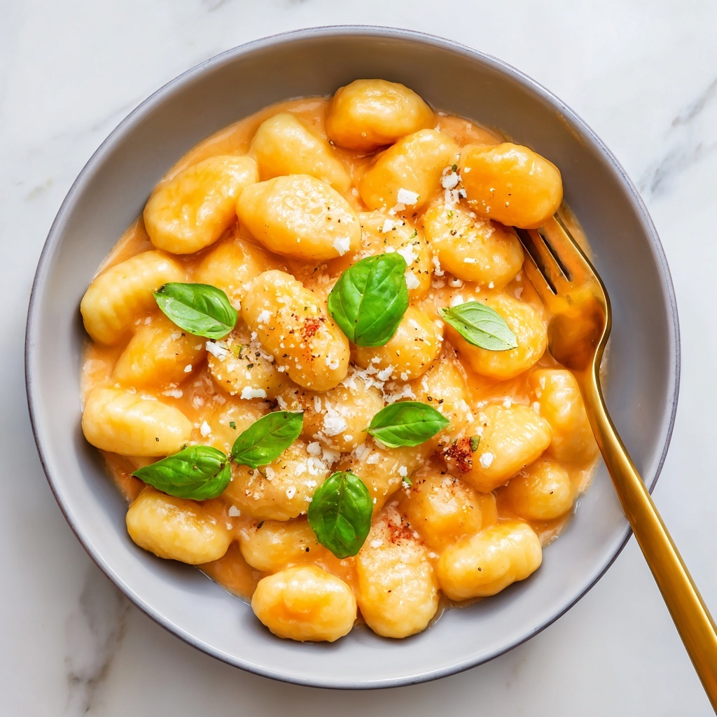 Creamy Chicken Gnocchi with Sun-Dried Tomato Pesto and Spinach Recipe - Recipe Image