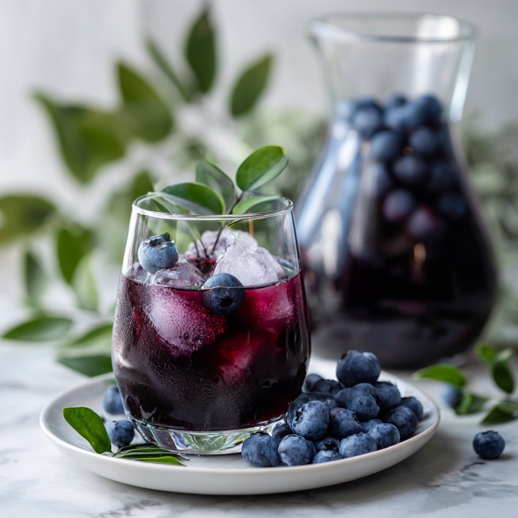 Blueberry Iced Tea Recipe - Recipe Image