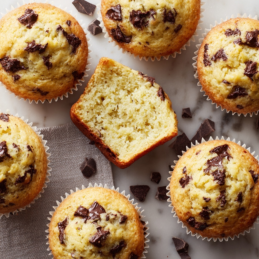 Greek Yogurt Chocolate Chip Muffins Recipe - Recipe Image
