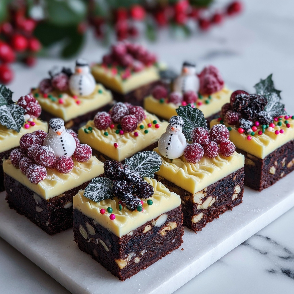Easy Christmas Cake Traybake Recipe - Recipe Image