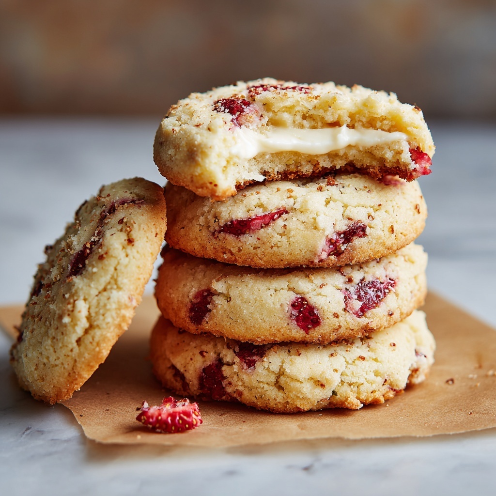 Strawberry Cheesecake Cookies Recipe - Recipe Image
