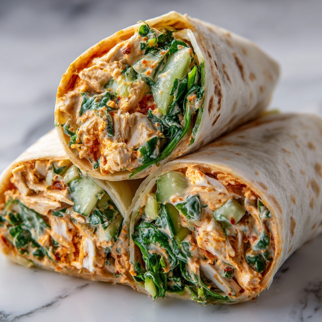 Veggie Hummus Wraps Recipe - Recipe Image