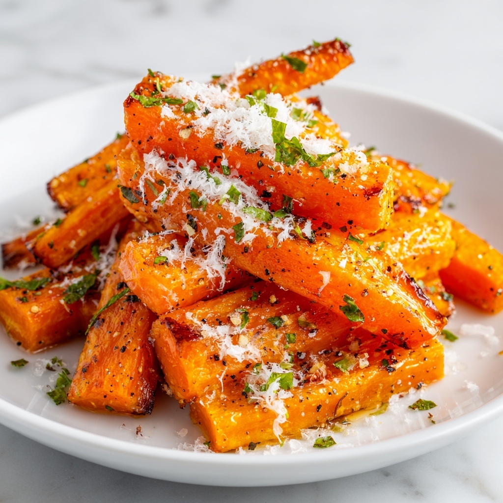 Parmesan Garlic Roasted Carrots Recipe - Recipe Image