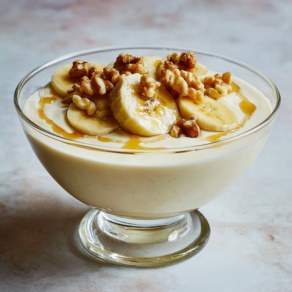 Healthy Banana Pudding with Greek Yogurt Recipe - Recipe Image