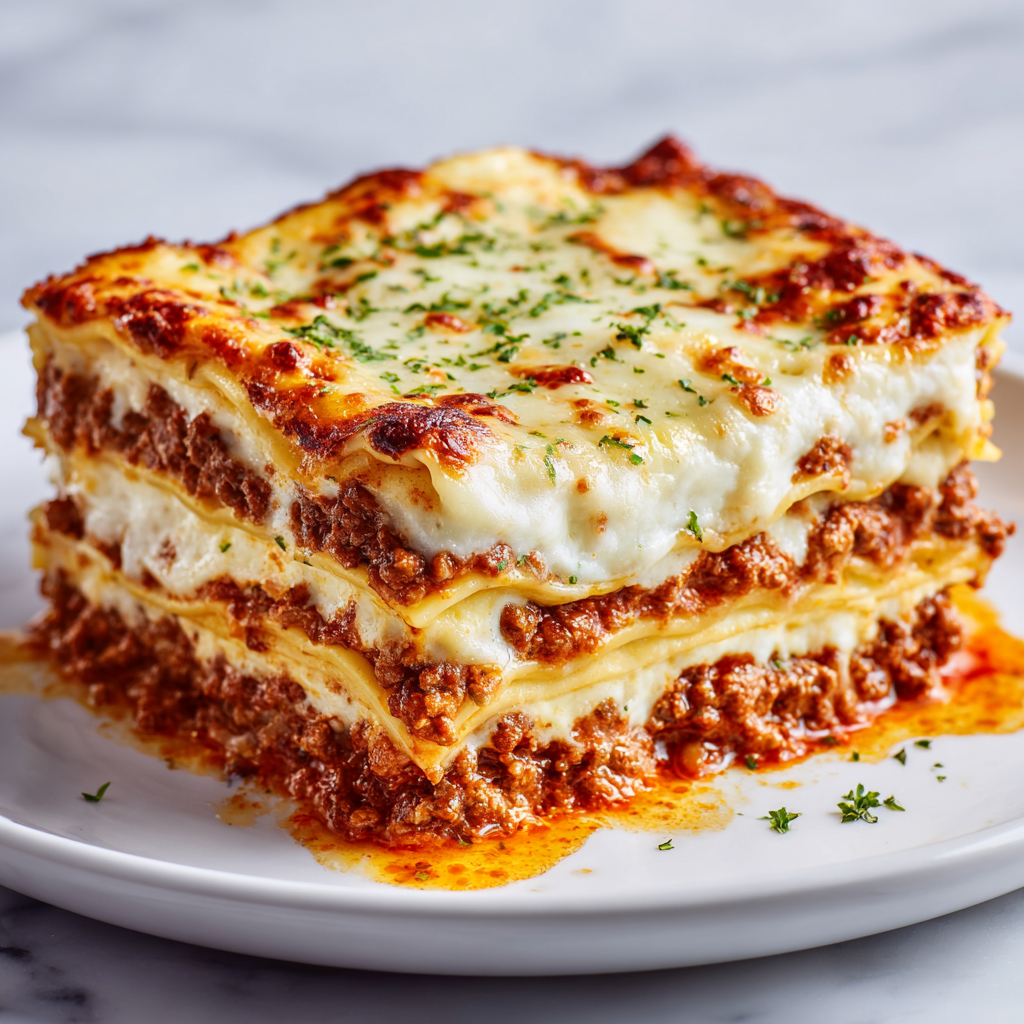 Easy Lasagna Recipe: 7 Comforting Layers of Delight Recipe - Recipe Image