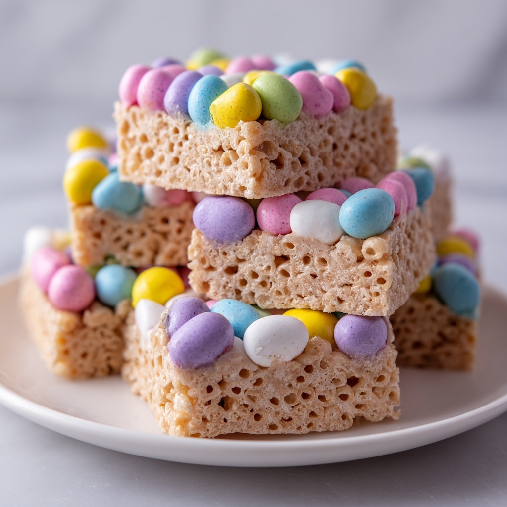 Easter Rice Krispie Bars Recipe - Recipe Image