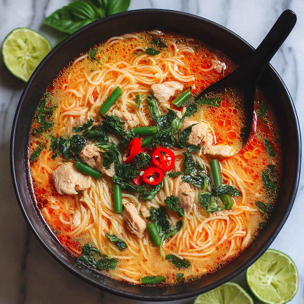 Thai Red Curry Noodle Soup Recipe - Recipe Image