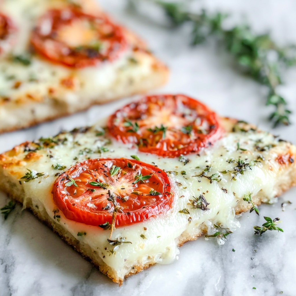 Margherita Flatbread Pizza Recipe - Recipe Image